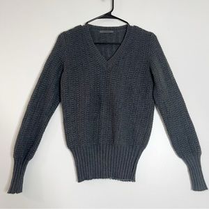 Siviglia knit v-neck mohair wool blend sweater